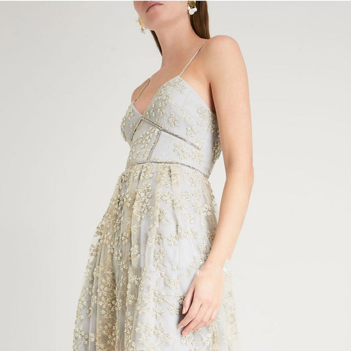 Plus Size Elegant Maxi Dress – Flowy Long Sleeve Formal Gown for Women