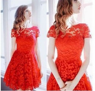 Y2K Lace Long‑Sleeve Corset Backless Short Dress for Women
