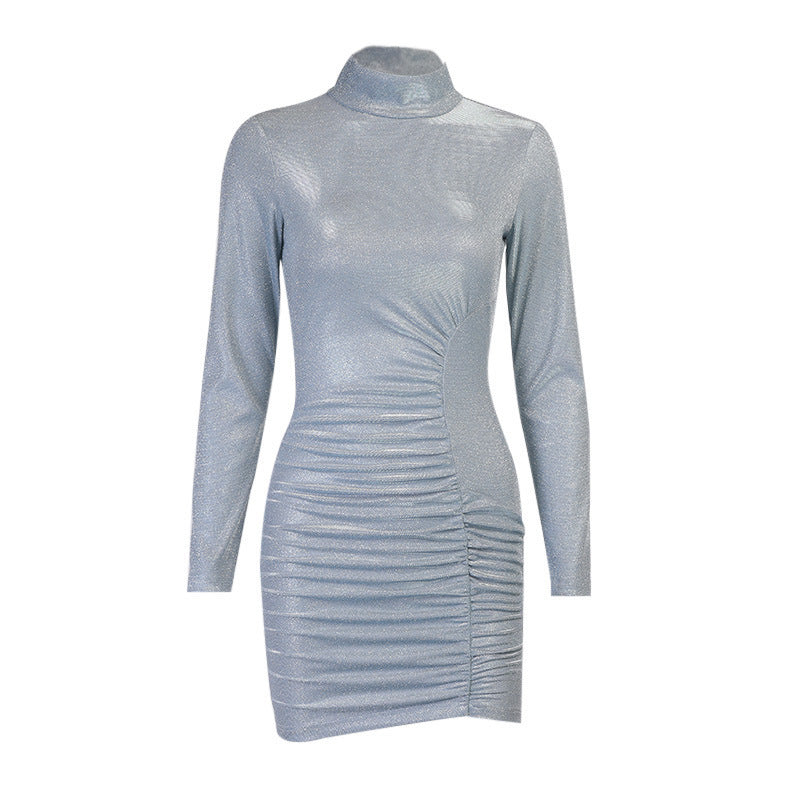 Backless V‑Neck Bodycon Mini Dress – Sexy “Buttocks Temperament” Party Gown